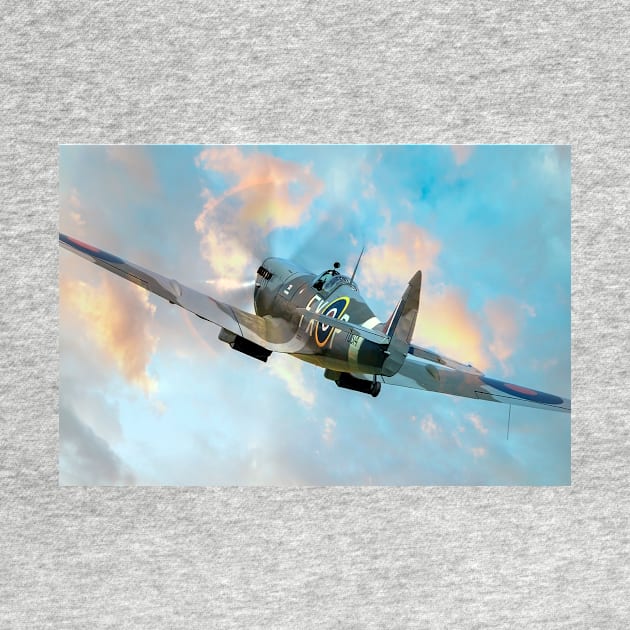 Spitfire - Valiant Knight by aviationart